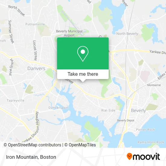 Iron Mountain map