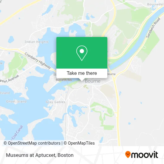 Museums at Aptucxet map