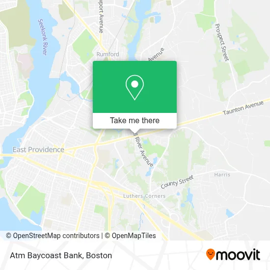 Atm Baycoast Bank map