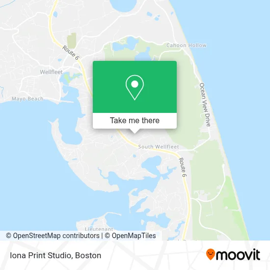 Iona Print Studio map