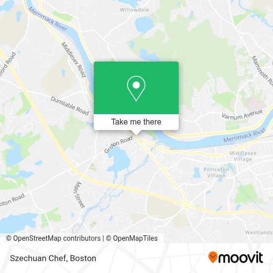 Szechuan Chef map