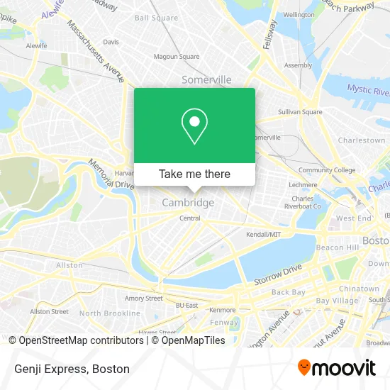Genji Express map