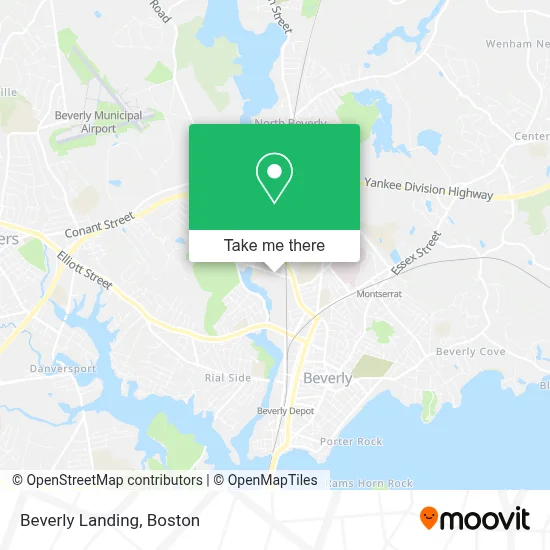 Beverly Landing map