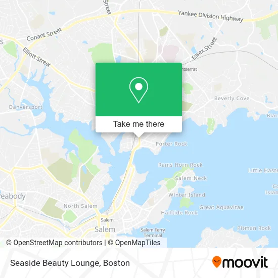 Seaside Beauty Lounge map