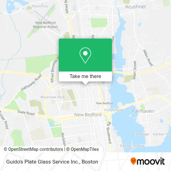 Guido's Plate Glass Service Inc. map
