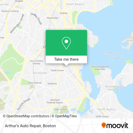 Arthur's Auto Repair map