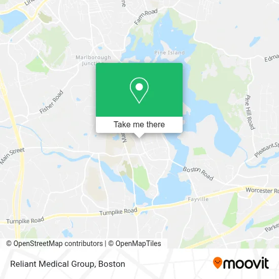 Reliant Medical Group map