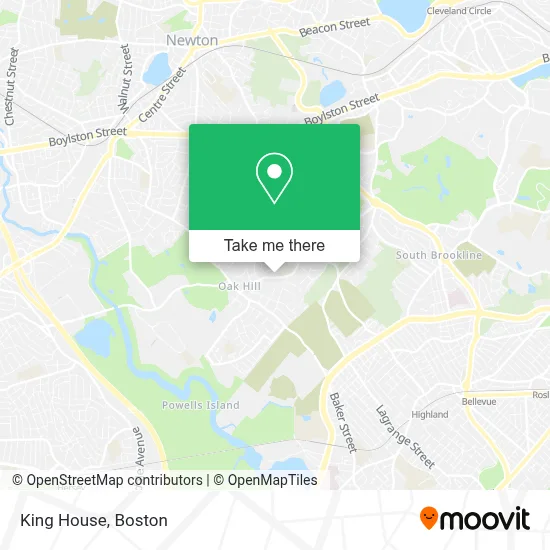 King House map