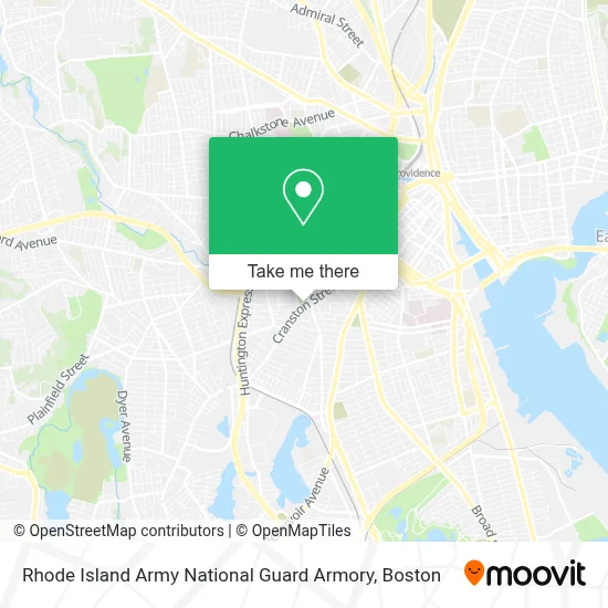 Rhode Island Army National Guard Armory map