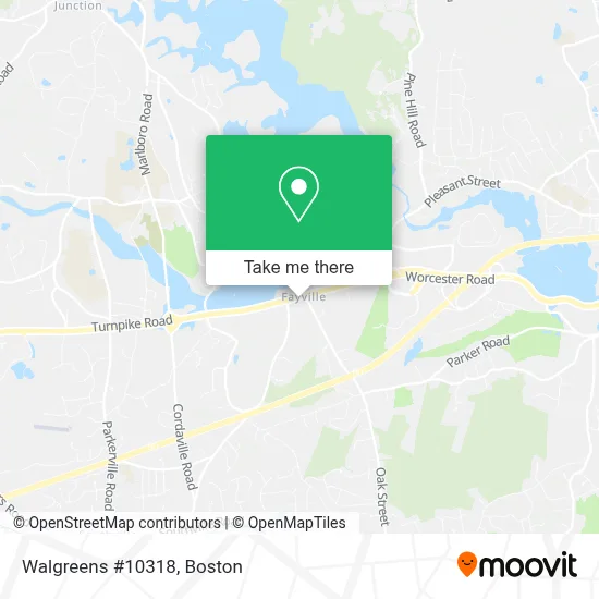Walgreens #10318 map