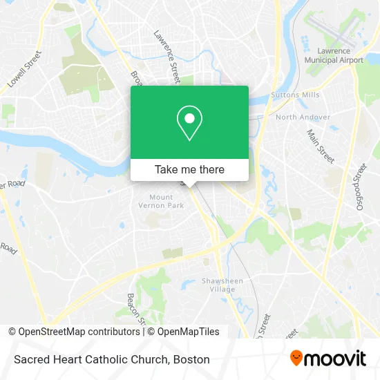 Sacred Heart Catholic Church map