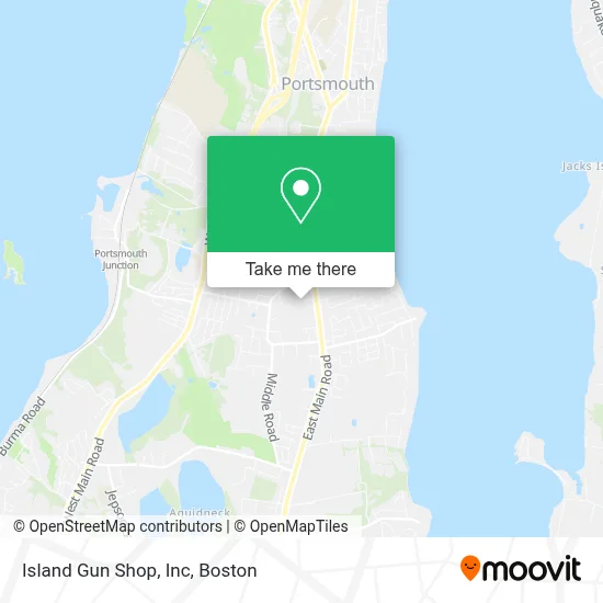 Island Gun Shop, Inc map