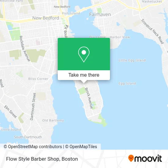Flow Style Barber Shop map