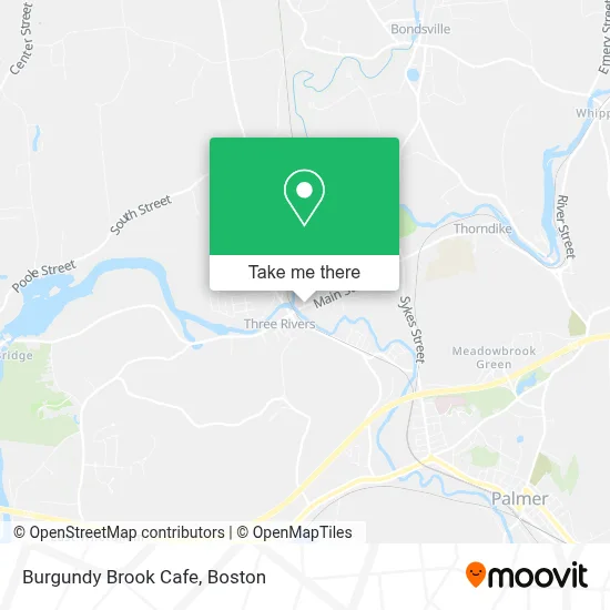 Burgundy Brook Cafe map