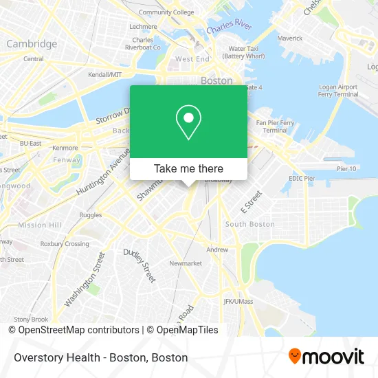 Overstory Health - Boston map