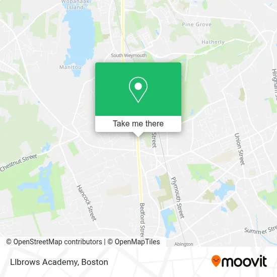 Llbrows Academy map