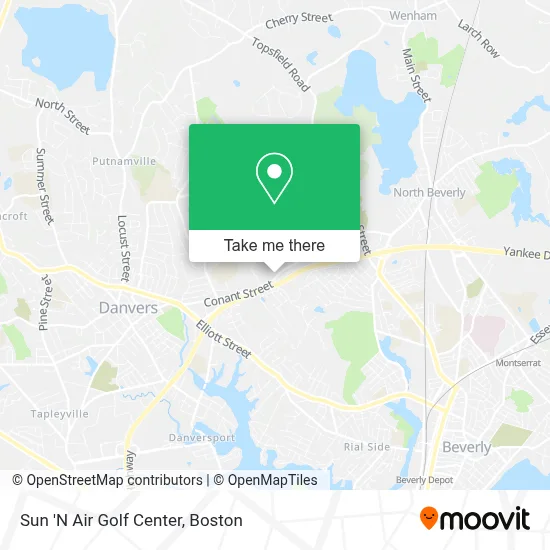 Sun 'N Air Golf Center map
