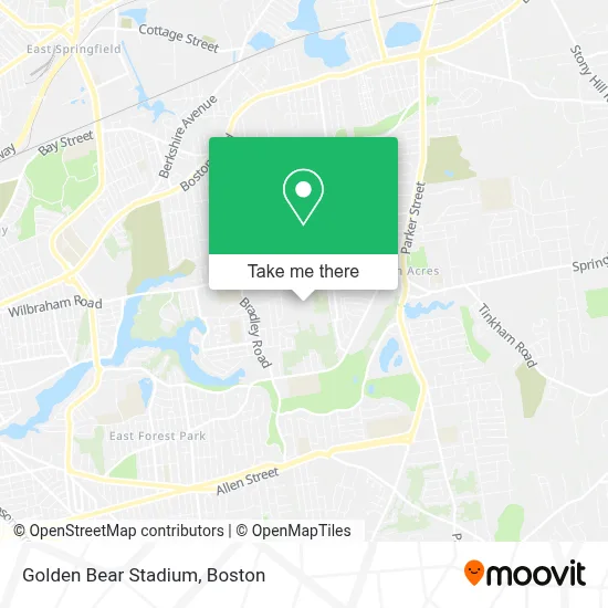 Golden Bear Stadium map