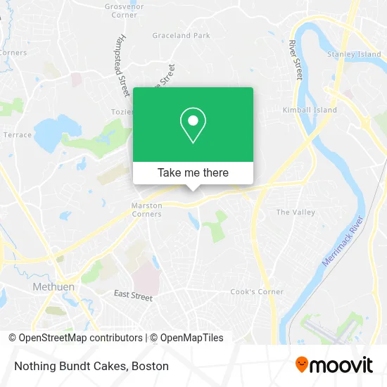 Nothing Bundt Cakes map