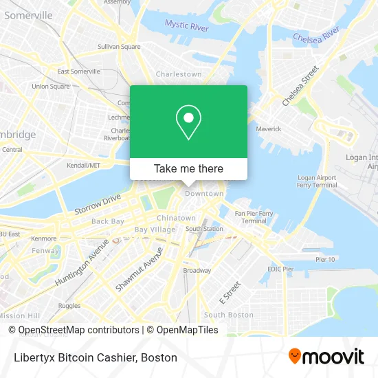 Libertyx Bitcoin Cashier map