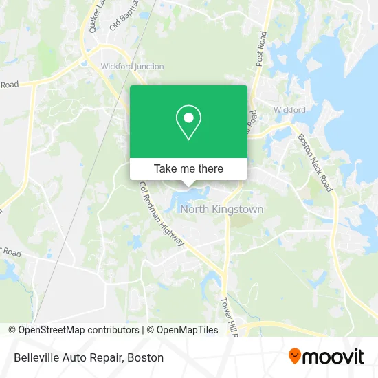 Belleville Auto Repair map