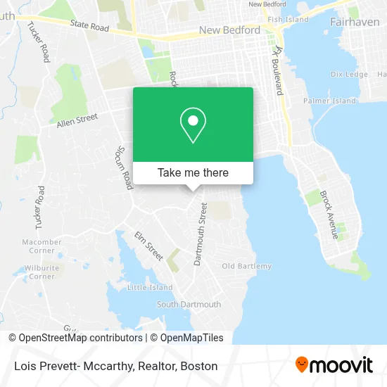 Lois Prevett- Mccarthy, Realtor map