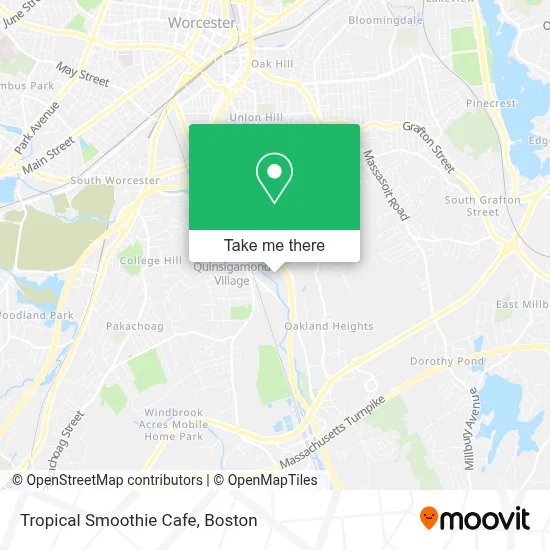 Tropical Smoothie Cafe map