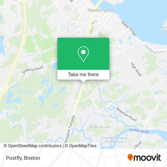 Postfly map