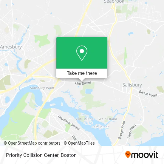 Priority Collision Center map
