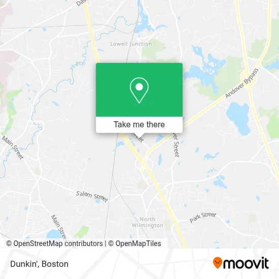 Dunkin' map