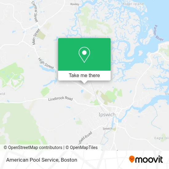 American Pool Service map