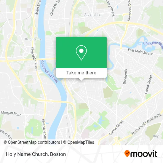 Holy Name Church map