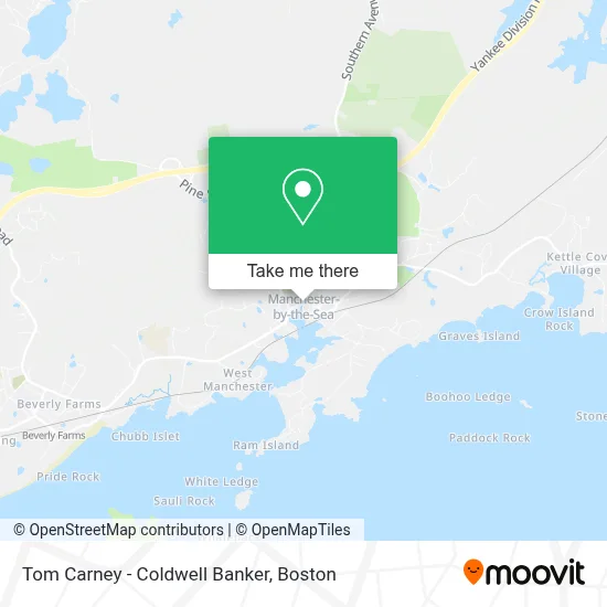 Tom Carney -  Coldwell Banker map