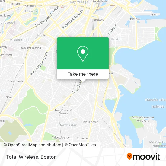Total Wireless map