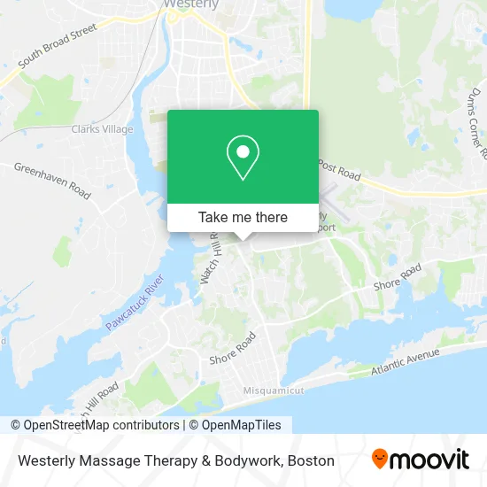 Westerly Massage Therapy & Bodywork map