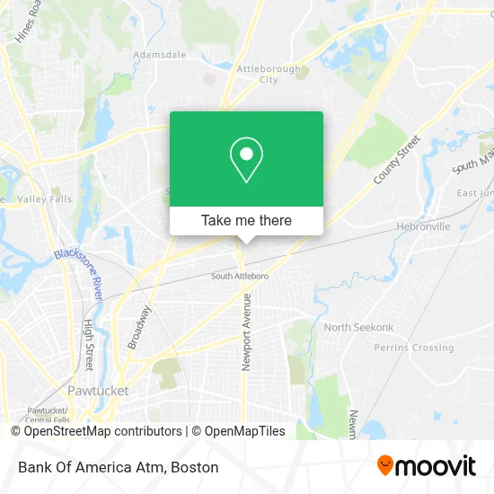 Bank Of America Atm map