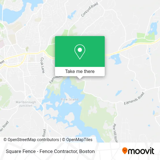 Square Fence - Fence Contractor map
