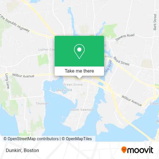 Dunkin' map
