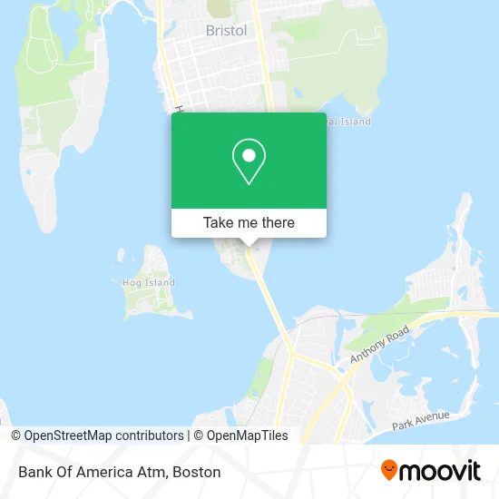 Bank Of America Atm map