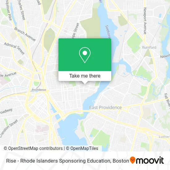 Rise - Rhode Islanders Sponsoring Education map