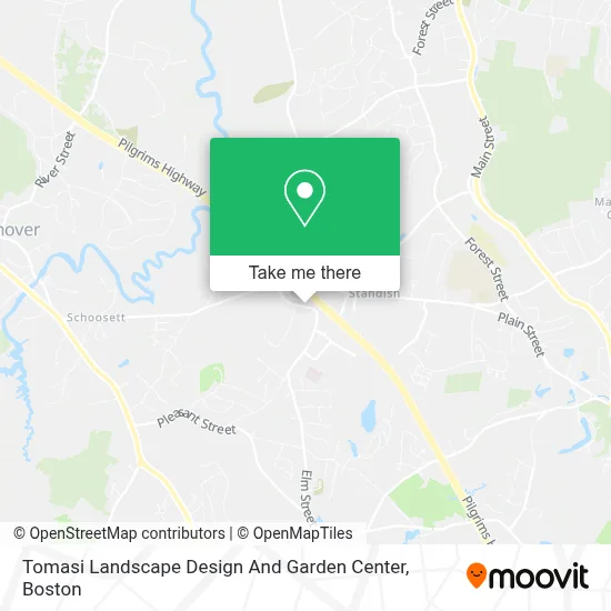 Tomasi Landscape Design And Garden Center map