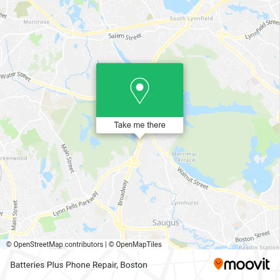 Batteries Plus Phone Repair map