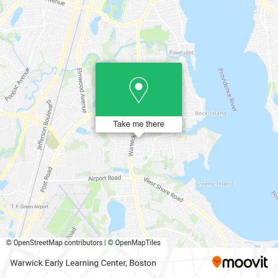 Warwick Early Learning Center map