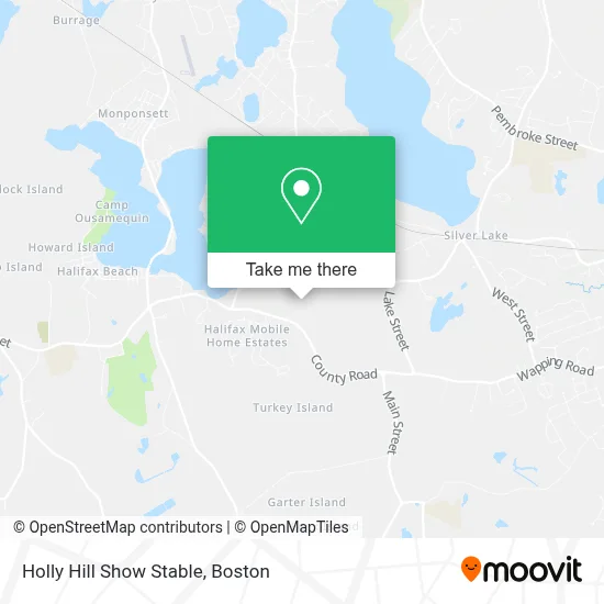 Holly Hill Show Stable map