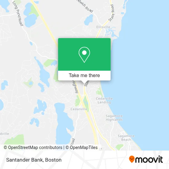 Santander Bank map