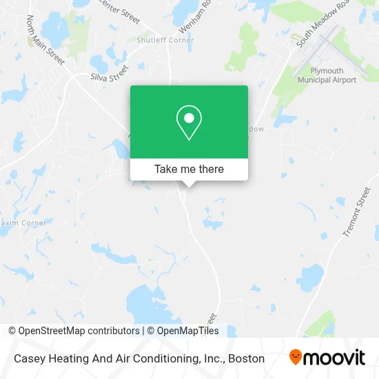 Casey Heating And Air Conditioning, Inc. map