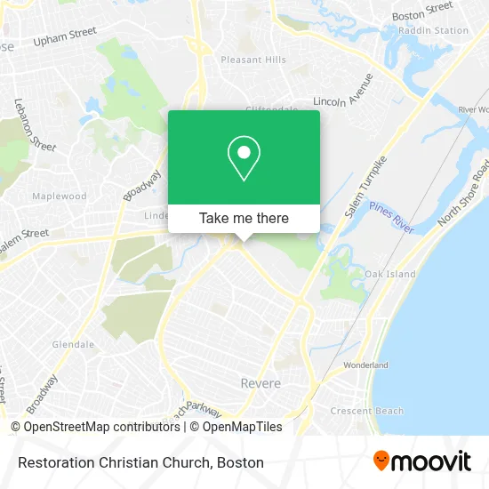 Restoration Christian Church map