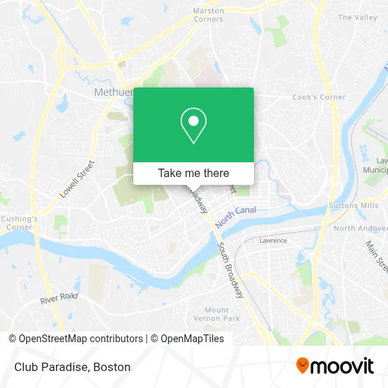 Club Paradise map