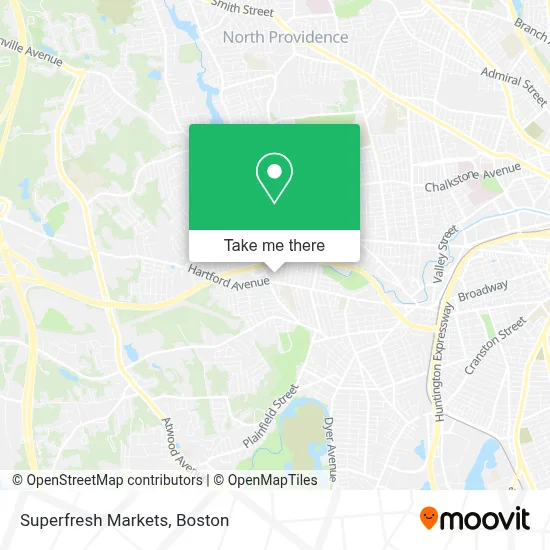 Superfresh Markets map