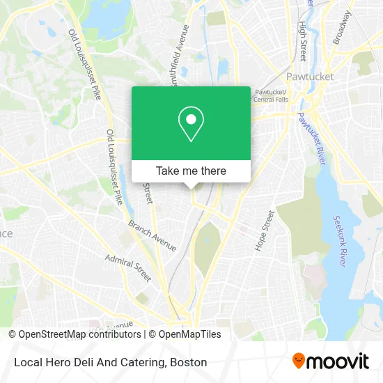Local Hero Deli And Catering map